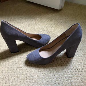Grey Suade Shoes A New Day Brand Size 6